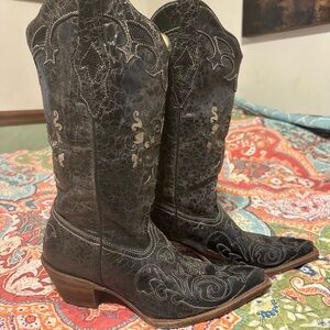 Ladies Corral Black Vintage Boots